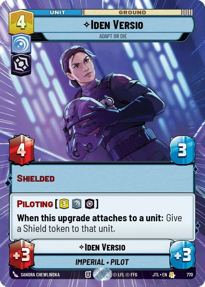  Iden Versio - Adapt or Die (Hyperspace Foil) (770) [Jump to Lightspeed] - Trading Card World