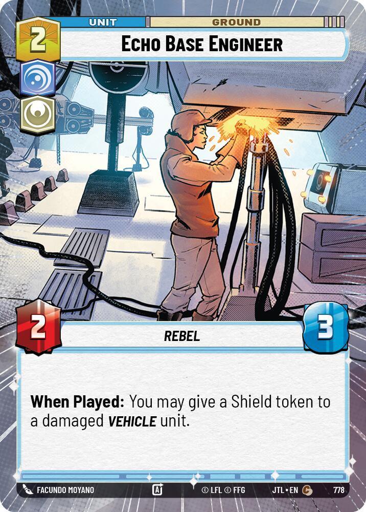  Echo Base Engineer (Hyperspace Foil) (778) [Jump to Lightspeed] - Trading Card World