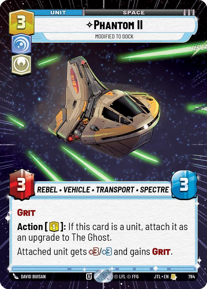  Phantom II - Modified to Dock (Hyperspace Foil) (784) [Jump to Lightspeed] - Trading Card World