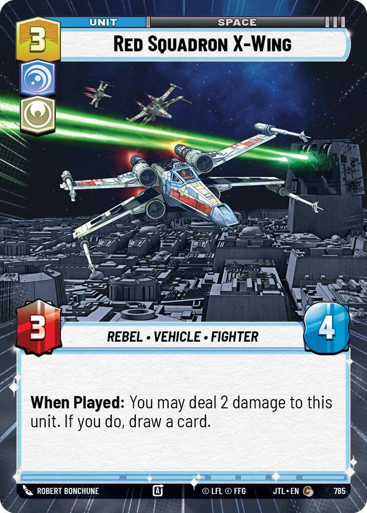  Red Squadron X-Wing (Hyperspace Foil) (785) [Jump to Lightspeed] - Trading Card World