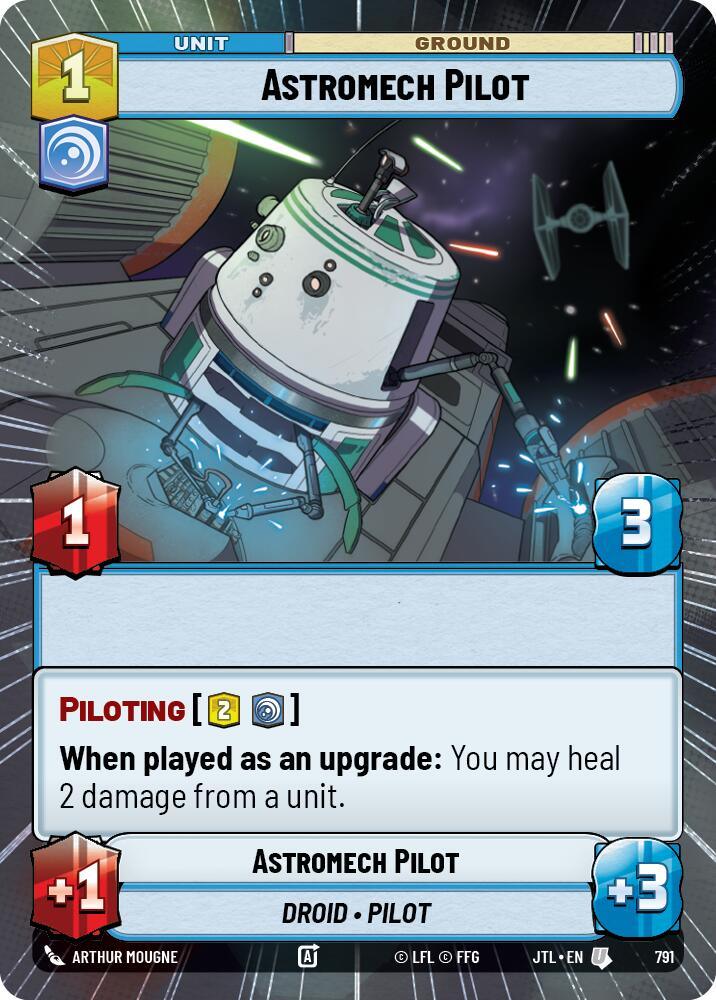  Astromech Pilot (Hyperspace Foil) (791) [Jump to Lightspeed] - Trading Card World