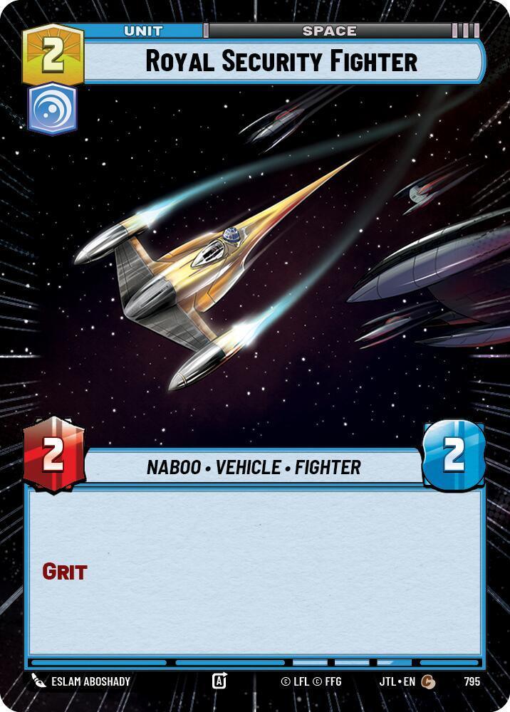  Royal Security Fighter (Hyperspace Foil) (795) [Jump to Lightspeed] - Trading Card World