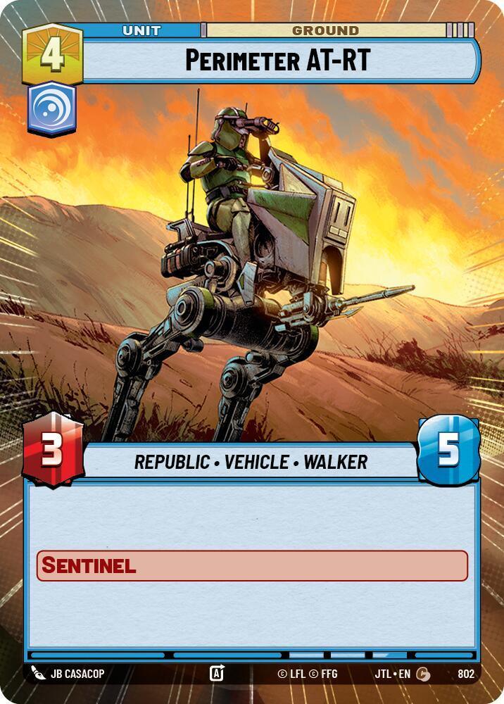  Perimeter AT-RT (Hyperspace Foil) (802) [Jump to Lightspeed] - Trading Card World