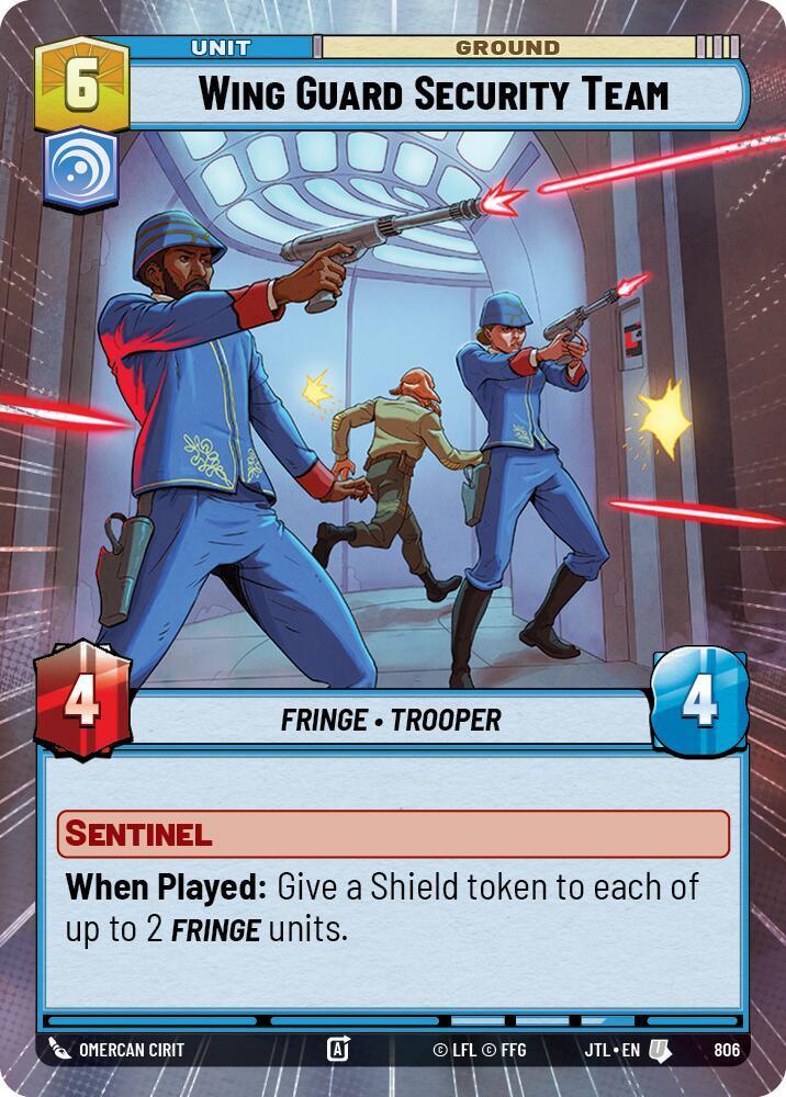  Wing Guard Security Team (Hyperspace Foil) (806) [Jump to Lightspeed] - Trading Card World