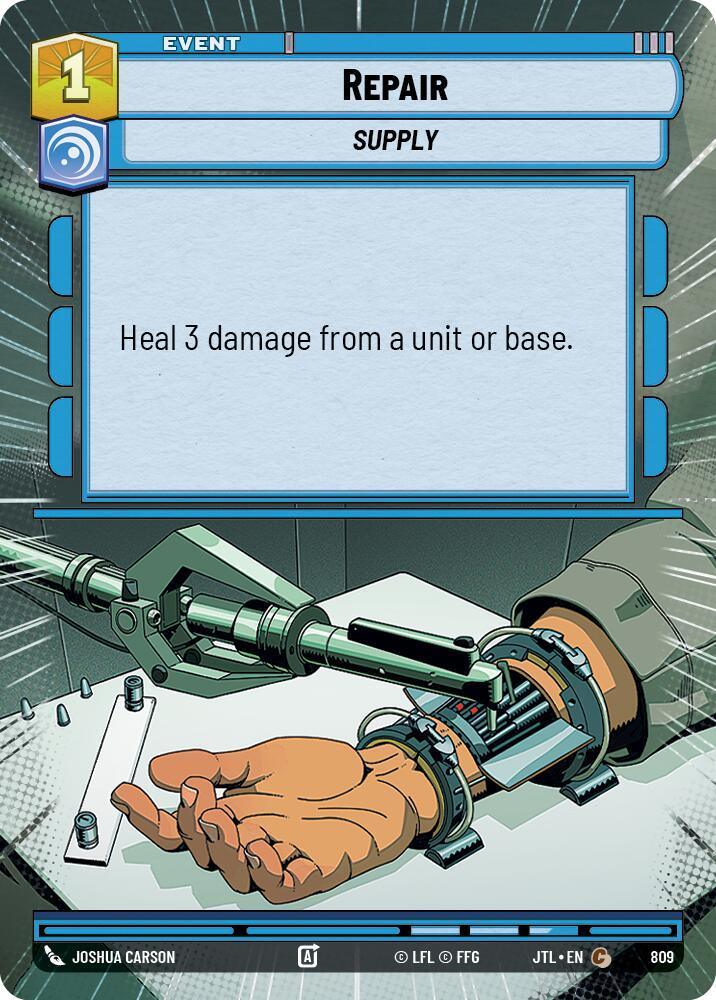  Repair (Hyperspace Foil) (809) [Jump to Lightspeed] - Trading Card World