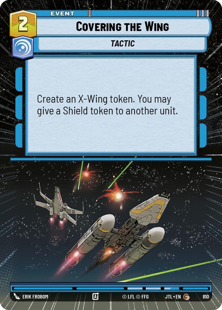  Covering the Wing (Hyperspace Foil) (810) [Jump to Lightspeed] - Trading Card World