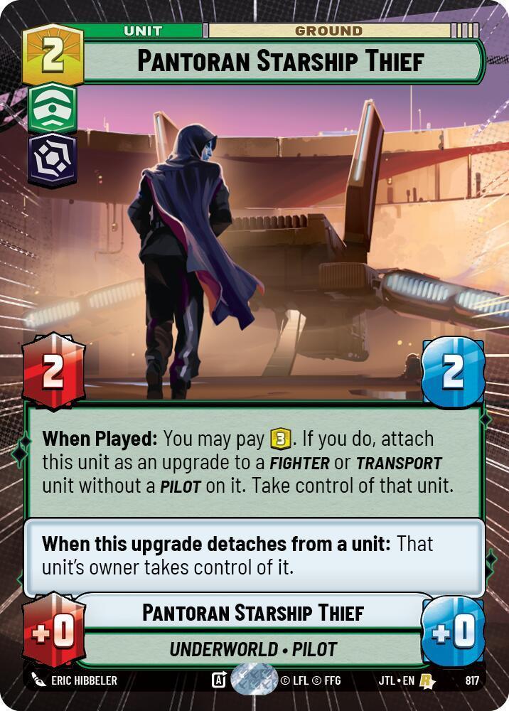  Pantoran Starship Thief (Hyperspace Foil) (817) [Jump to Lightspeed] - Trading Card World