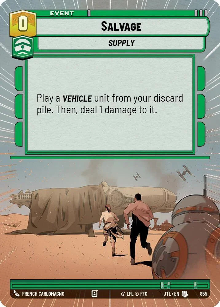  Salvage (Hyperspace Foil) (855) [Jump to Lightspeed] - Trading Card World