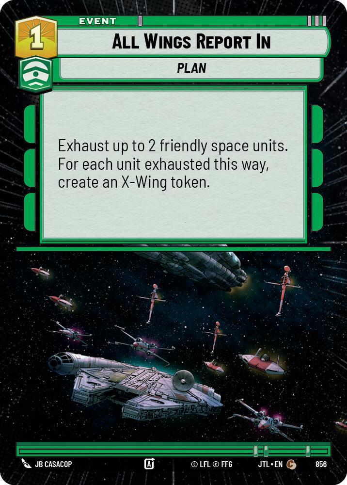  All Wings Report In (Hyperspace Foil) (856) [Jump to Lightspeed] - Trading Card World