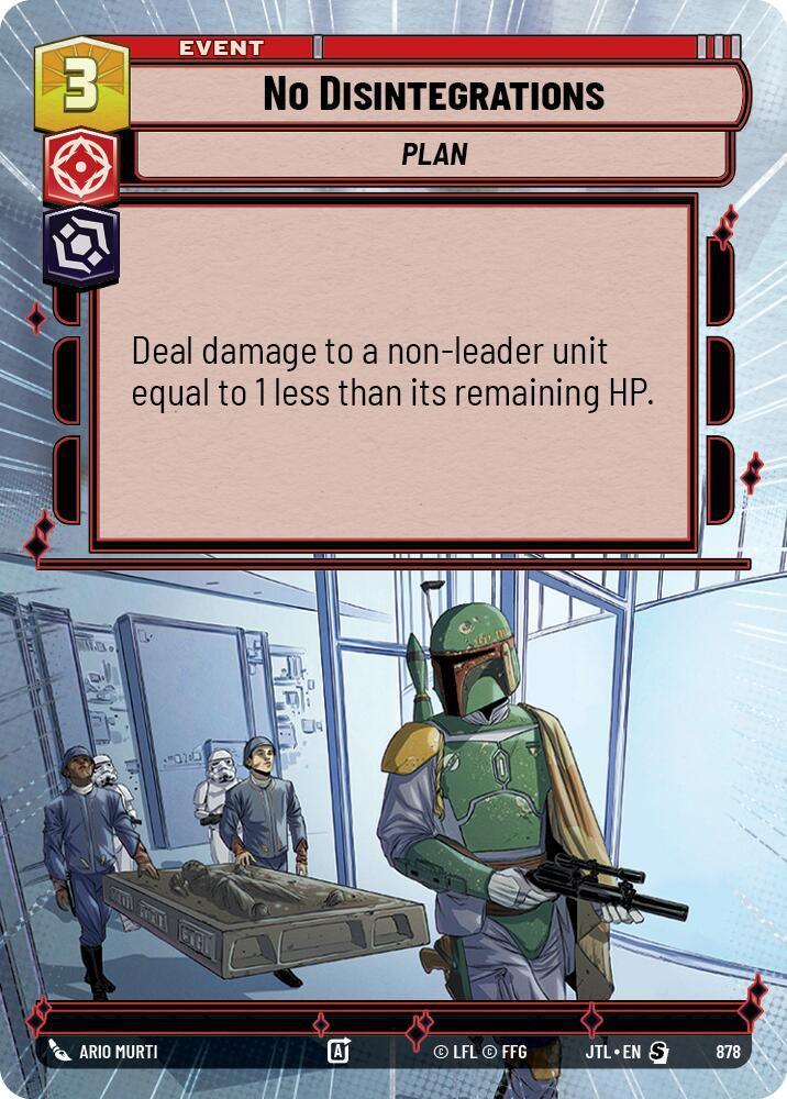  No Disintegrations (Hyperspace Foil) (878) [Jump to Lightspeed] - Trading Card World