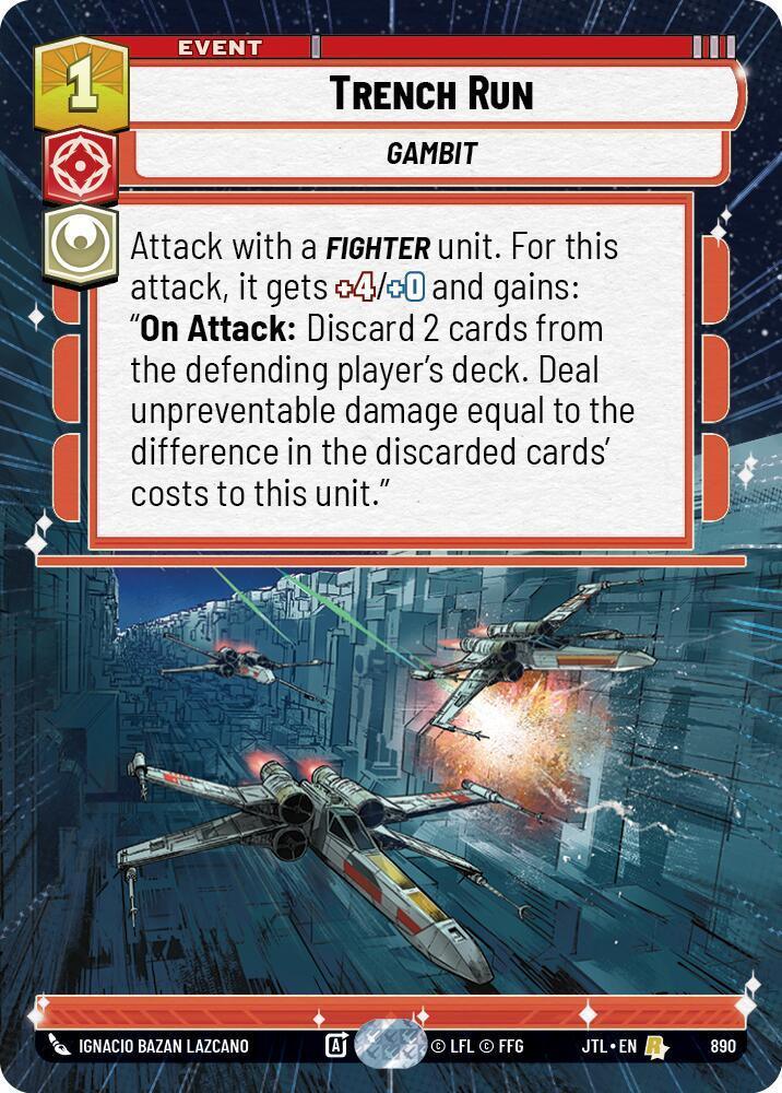  Trench Run (Hyperspace Foil) (890) [Jump to Lightspeed] - Trading Card World