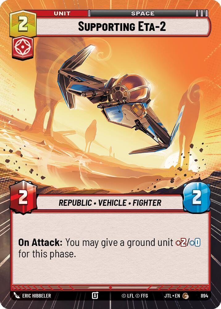  Supporting Eta-2 (Hyperspace Foil) (894) [Jump to Lightspeed] - Trading Card World