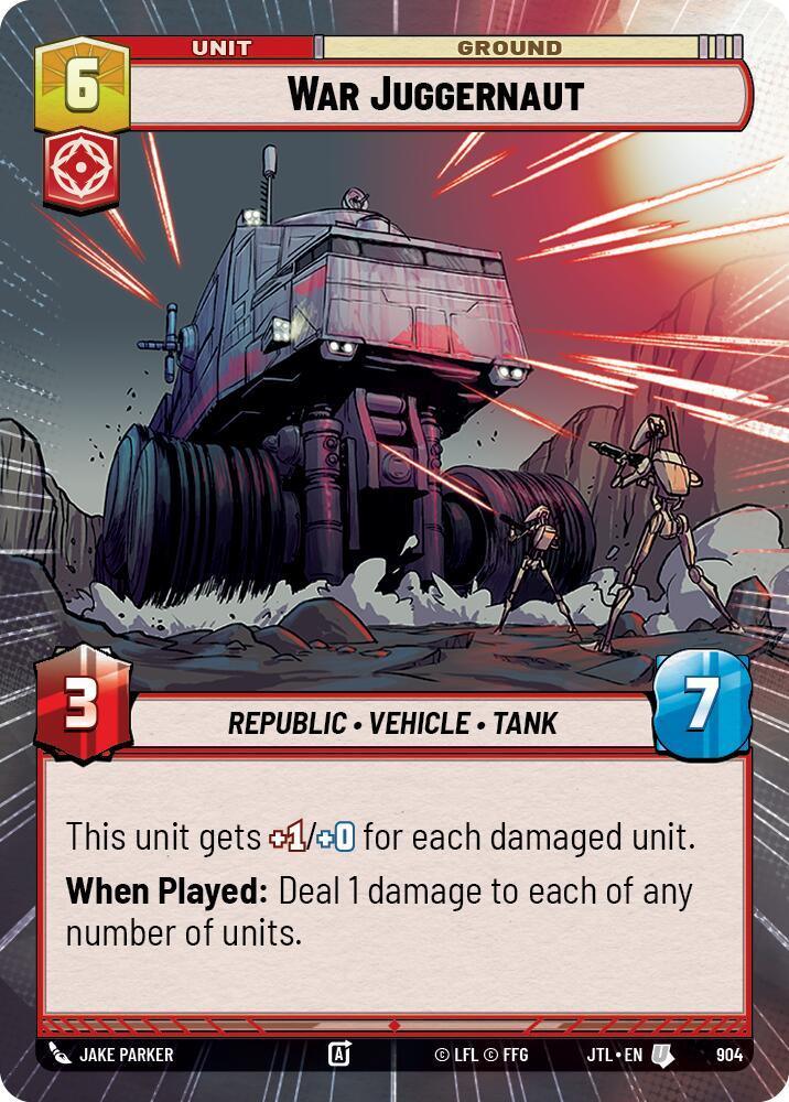  War Juggernaut (Hyperspace Foil) (904) [Jump to Lightspeed] - Trading Card World