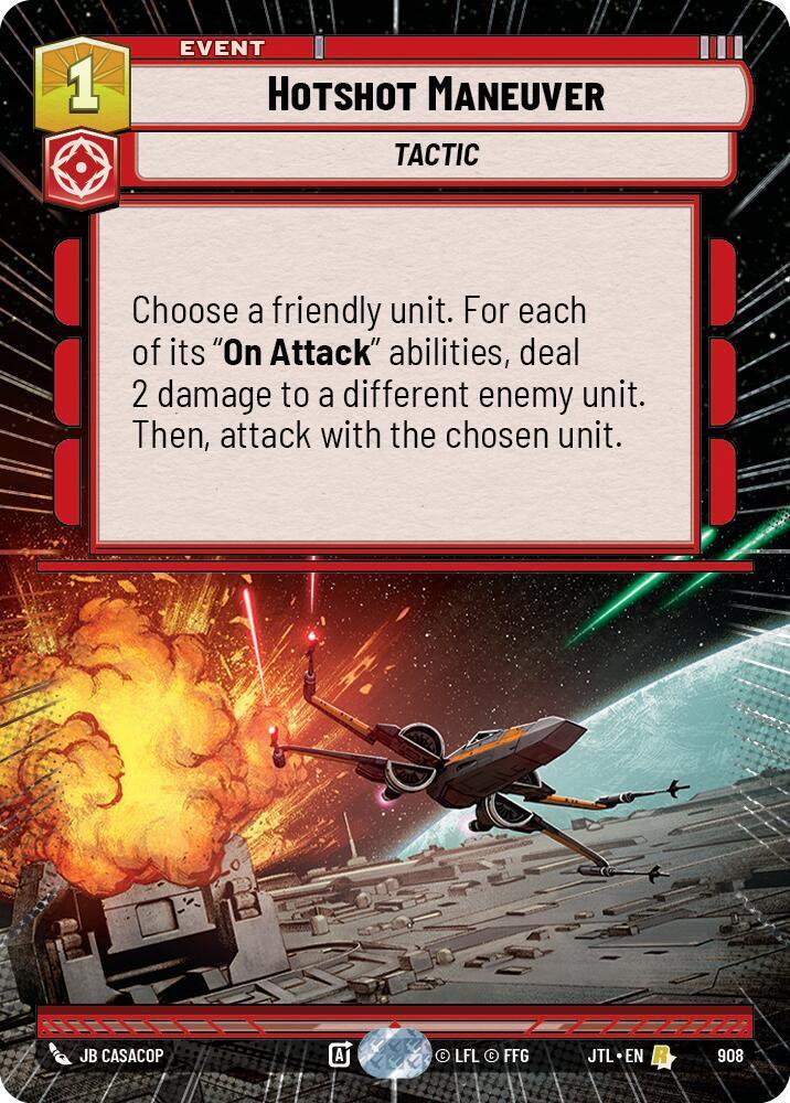  Hotshot Maneuver (Hyperspace Foil) (908) [Jump to Lightspeed] - Trading Card World