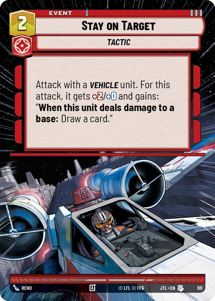  Stay on Target (Hyperspace Foil) (911) [Jump to Lightspeed] - Trading Card World