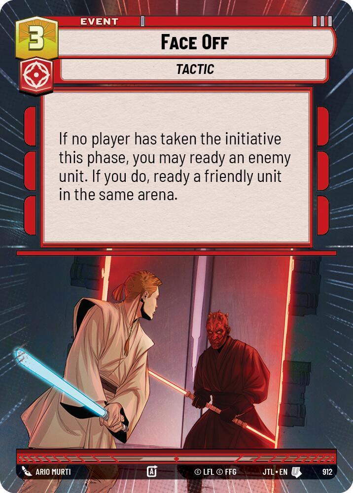  Face Off (Hyperspace Foil) (912) [Jump to Lightspeed] - Trading Card World