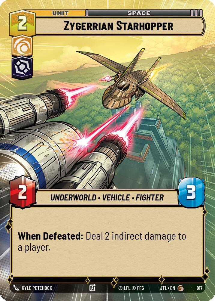  Zygerrian Starhopper (Hyperspace Foil) (917) [Jump to Lightspeed] - Trading Card World