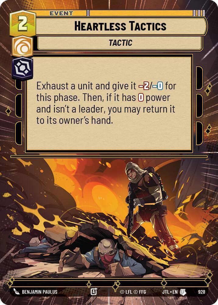  Heartless Tactics (Hyperspace Foil) (928) [Jump to Lightspeed] - Trading Card World