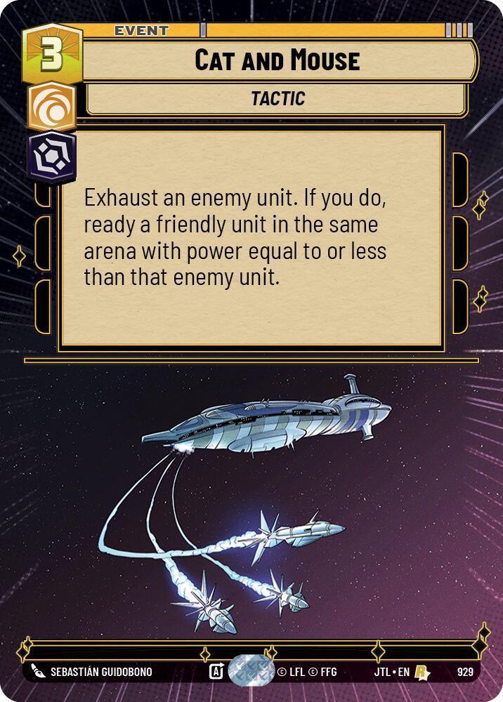  Cat and Mouse (Hyperspace Foil) (929) [Jump to Lightspeed] - Trading Card World