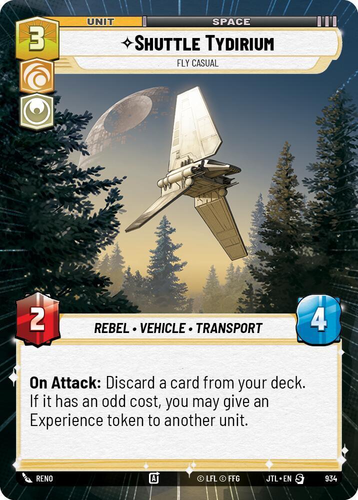  Shuttle Tydirium - Fly Casual (Hyperspace Foil) (934) [Jump to Lightspeed] - Trading Card World