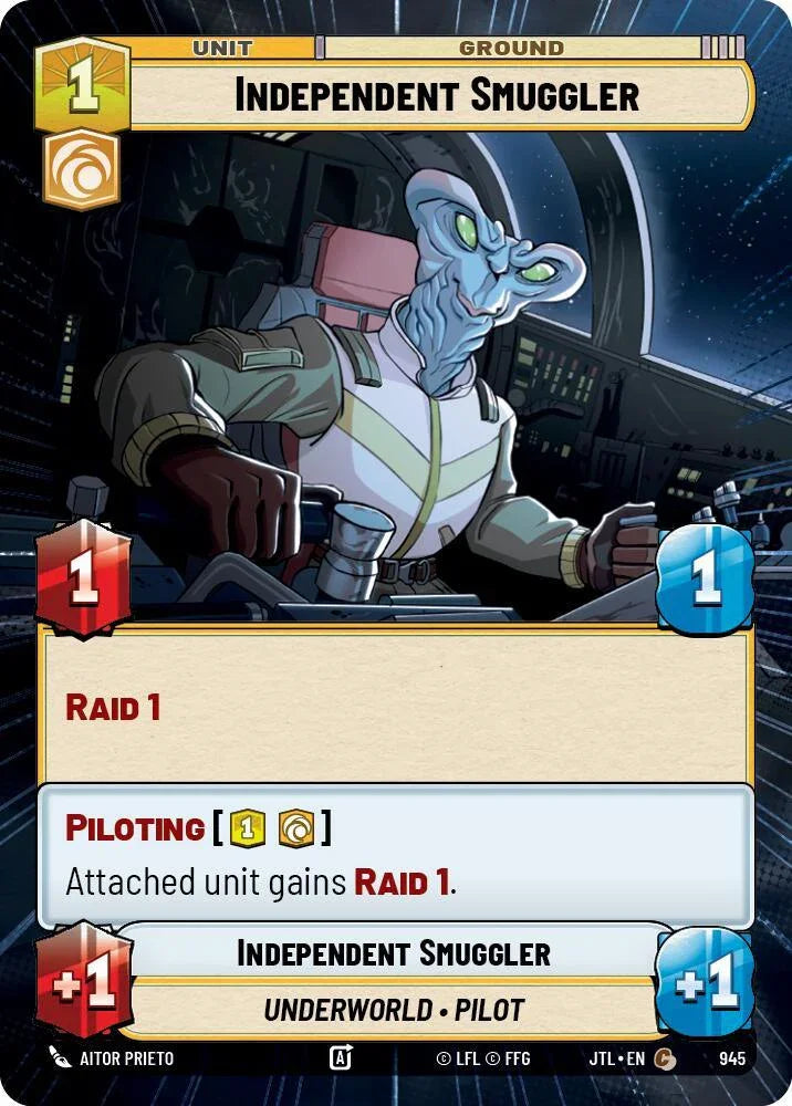  Independent Smuggler (Hyperspace Foil) (945) [Jump to Lightspeed] - Trading Card World
