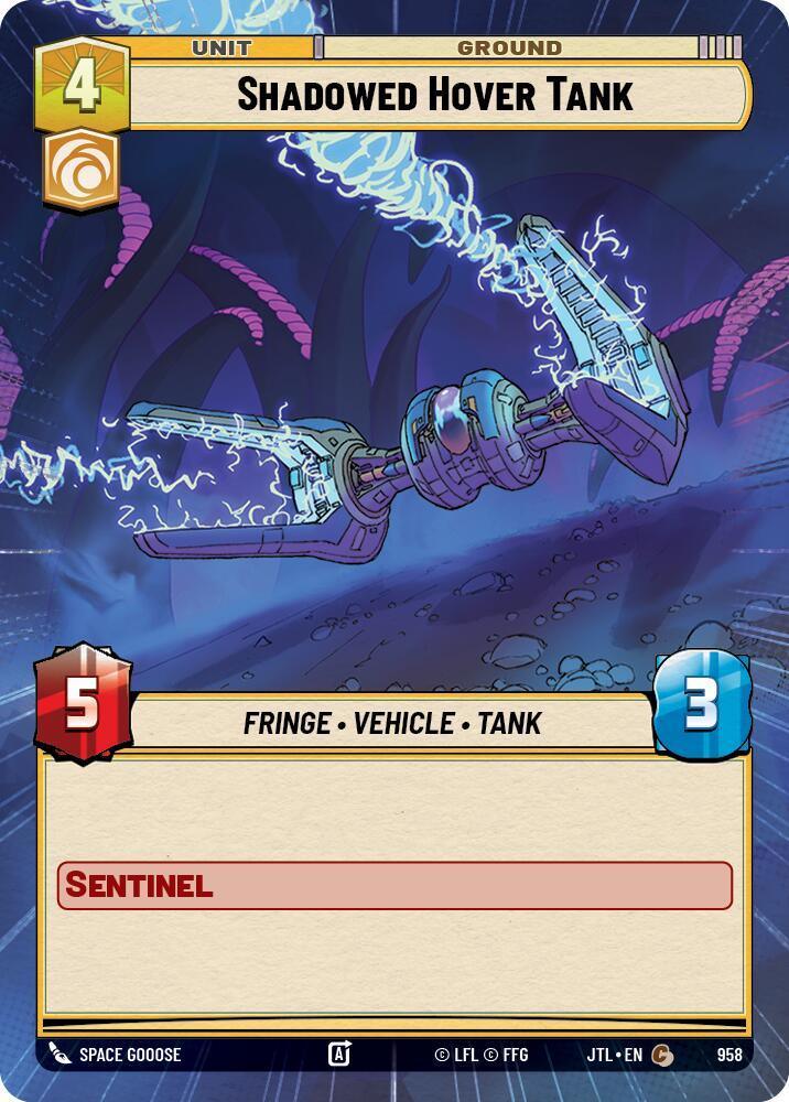  Shadowed Hover Tank (Hyperspace Foil) (958) [Jump to Lightspeed] - Trading Card World