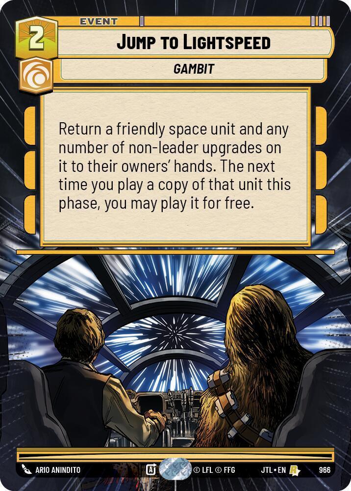  Jump to Lightspeed (Hyperspace Foil) (966) [Jump to Lightspeed] - Trading Card World