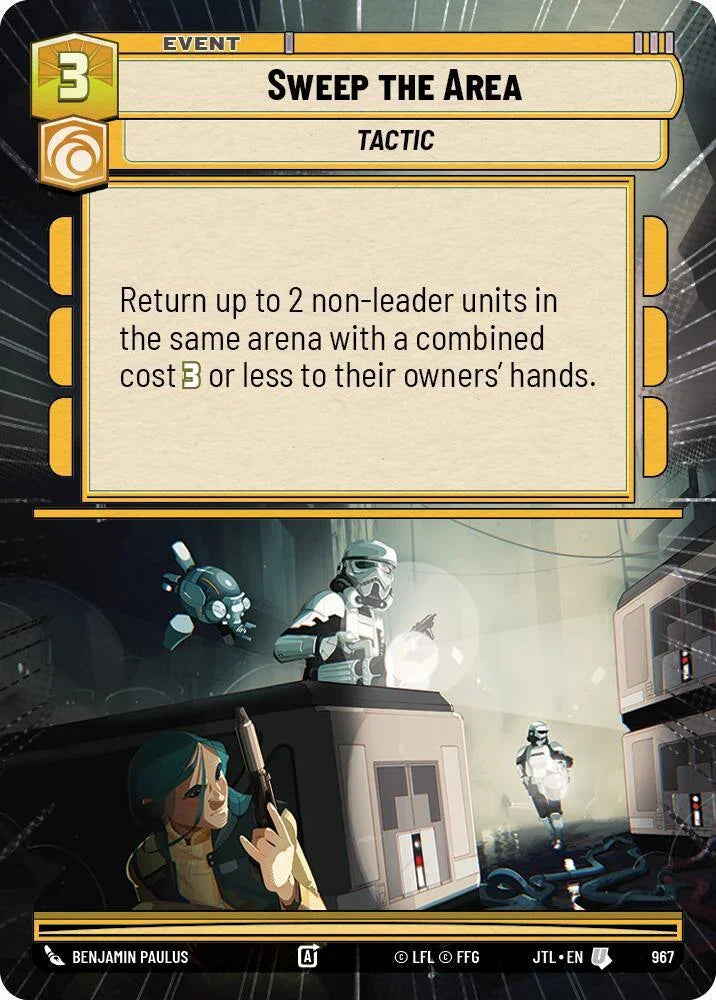  Sweep the Area (Hyperspace Foil) (967) [Jump to Lightspeed] - Trading Card World