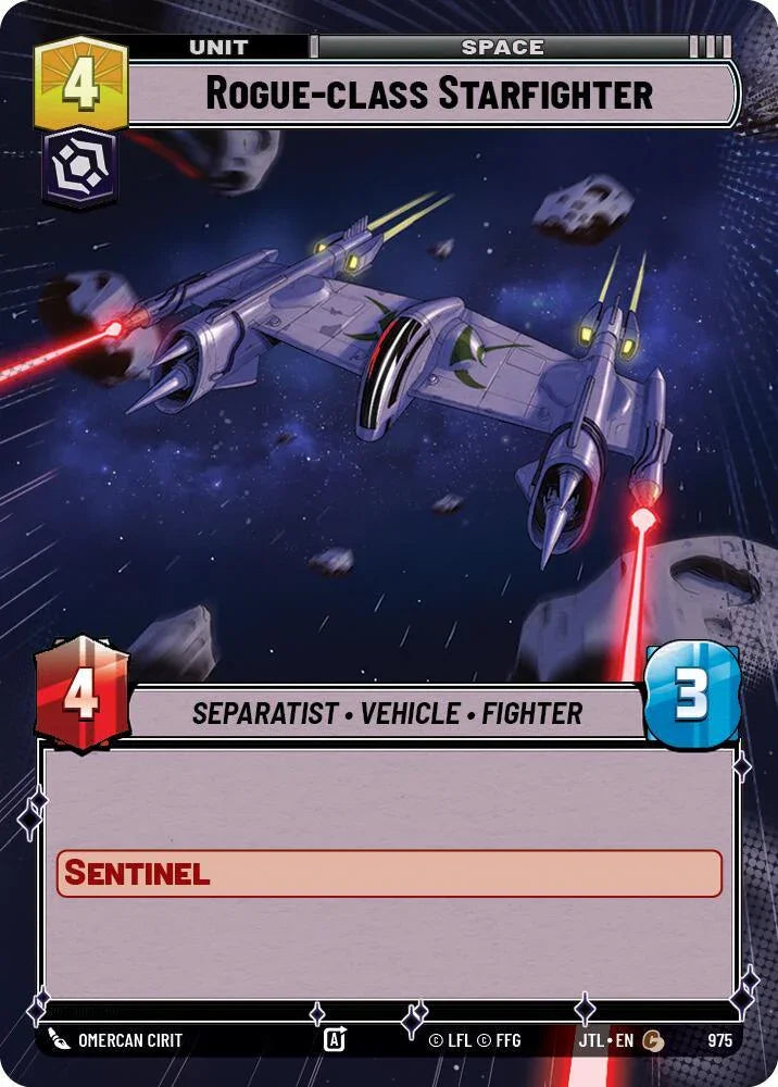  Rogue-class Starfighter (Hyperspace Foil) (975) [Jump to Lightspeed] - Trading Card World