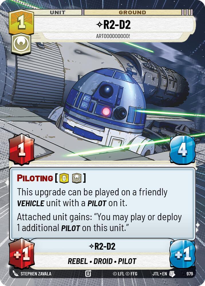  R2-D2 - Artooooooooo! (Hyperspace Foil) (979) [Jump to Lightspeed] - Trading Card World