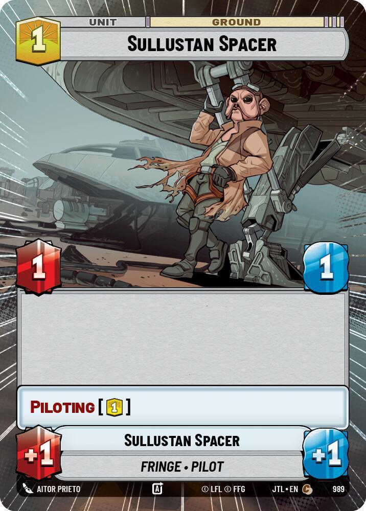  Sullustan Spacer (Hyperspace Foil) (989) [Jump to Lightspeed] - Trading Card World