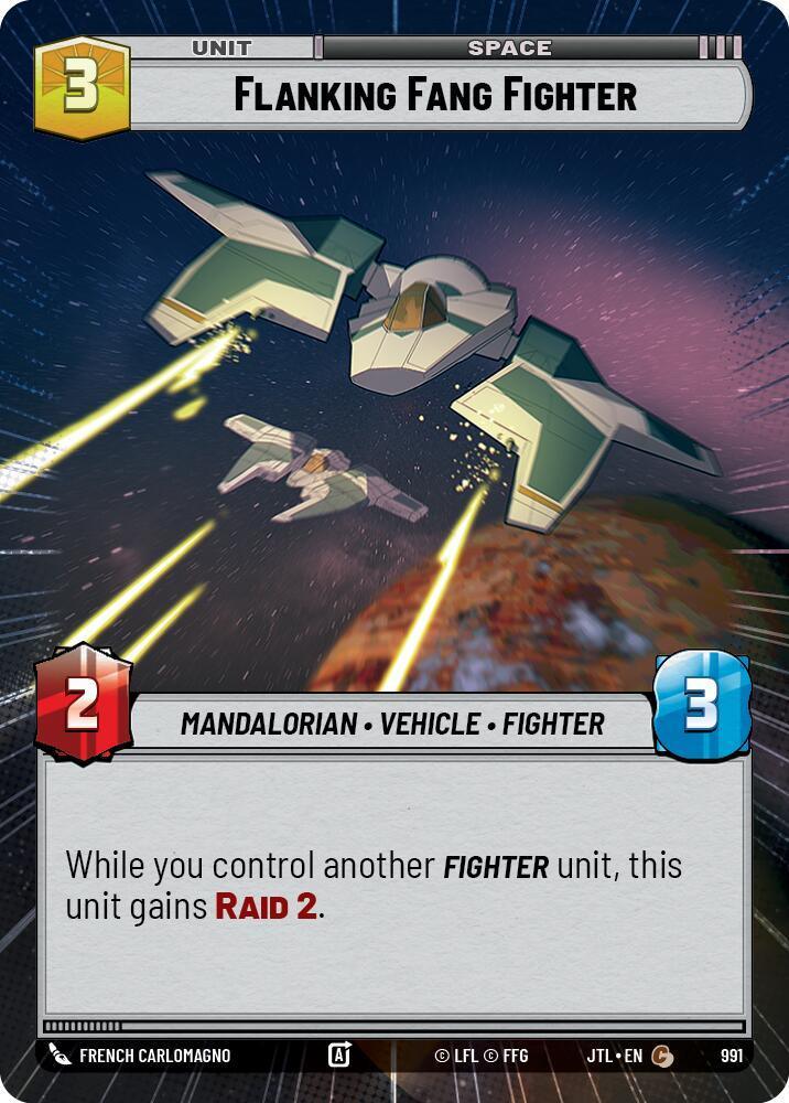  Flanking Fang Fighter (Hyperspace Foil) (991) [Jump to Lightspeed] - Trading Card World