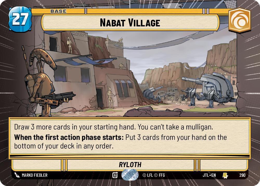  Nabat Village (Hyperspace) (290) [Jump to Lightspeed] - Trading Card World