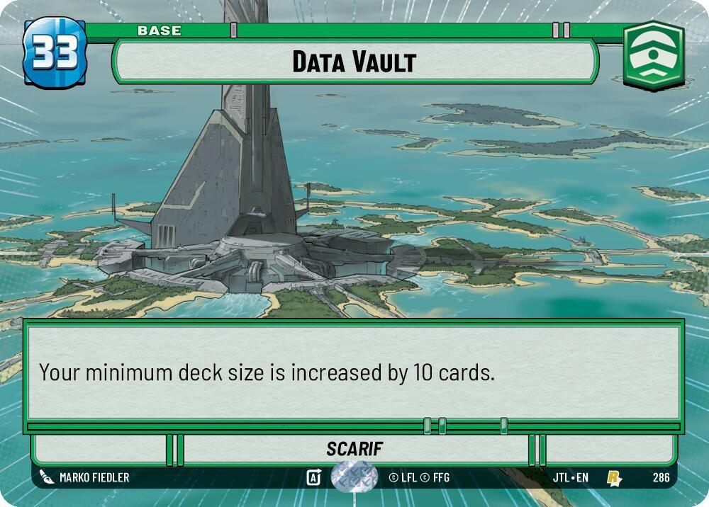  Data Vault (Hyperspace) (286) [Jump to Lightspeed] - Trading Card World
