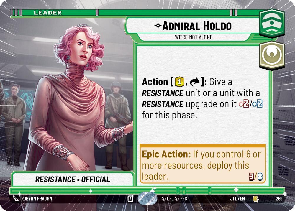  Admiral Holdo - We're Not Alone (Hyperspace) (269) [Jump to Lightspeed] - Trading Card World