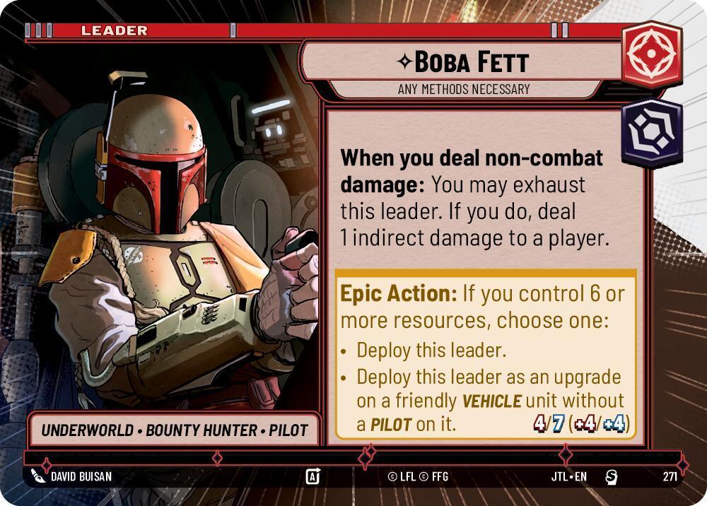  Boba Fett - Any Methods Necessary (Hyperspace) (271) [Jump to Lightspeed] - Trading Card World