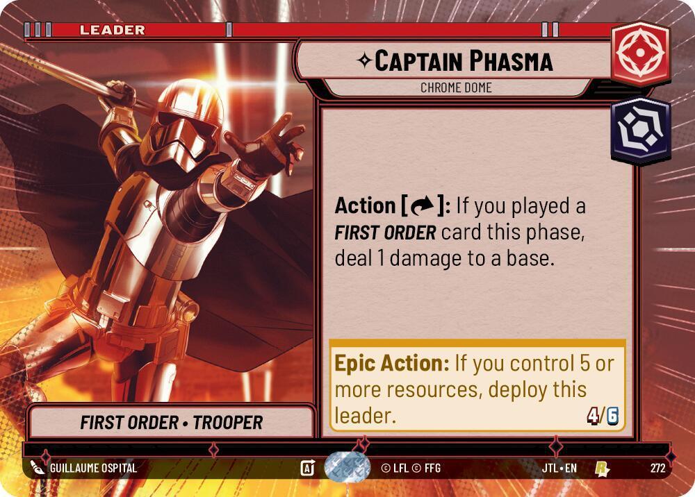  Captain Phasma - Chrome Dome (Hyperspace) (272) [Jump to Lightspeed] - Trading Card World