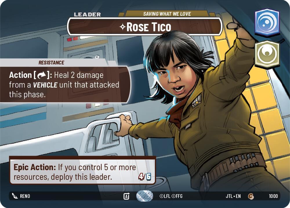  Rose Tico - Saving What We Love (Showcase) (1000) [Jump to Lightspeed] - Trading Card World