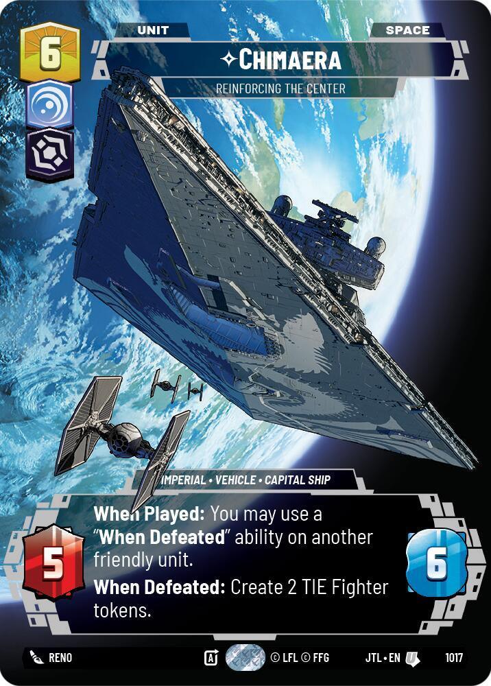  Chimaera - Reinforcing the Center (Prestige) (1017) [Jump to Lightspeed] - Trading Card World