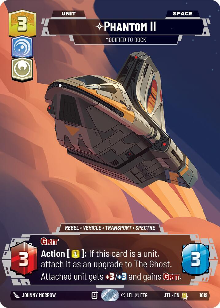  Phantom II - Modified to Dock (Prestige) (1019) [Jump to Lightspeed] - Trading Card World