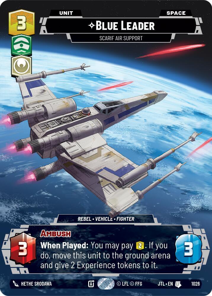  Blue Leader - Scarif Air Support (Prestige) (1026) [Jump to Lightspeed] - Trading Card World
