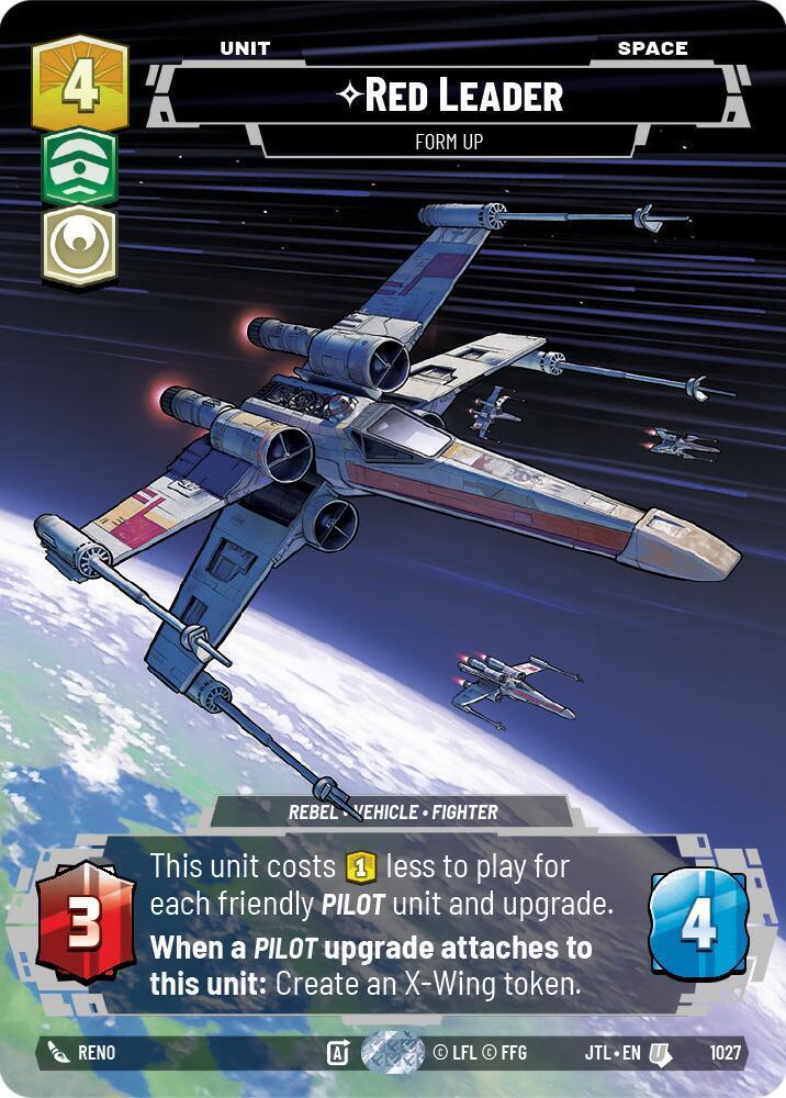  Red Leader - Form Up (Prestige) (1027) [Jump to Lightspeed] - Trading Card World