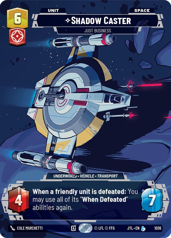  Shadow Caster - Just Business (Prestige) (1036) [Jump to Lightspeed] - Trading Card World