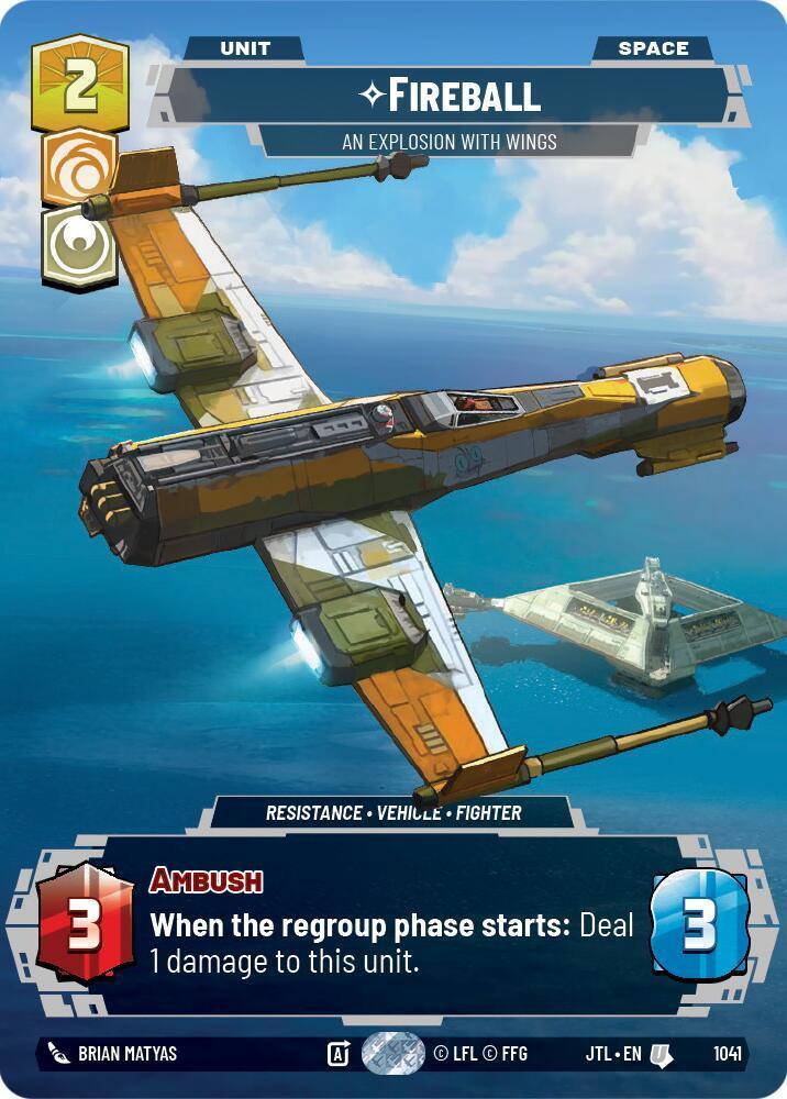  Fireball - An Explosion With Wings (Prestige) (1041) [Jump to Lightspeed] - Trading Card World