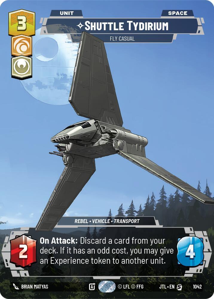  Shuttle Tydirium - Fly Casual (Prestige) (1042) [Jump to Lightspeed] - Trading Card World