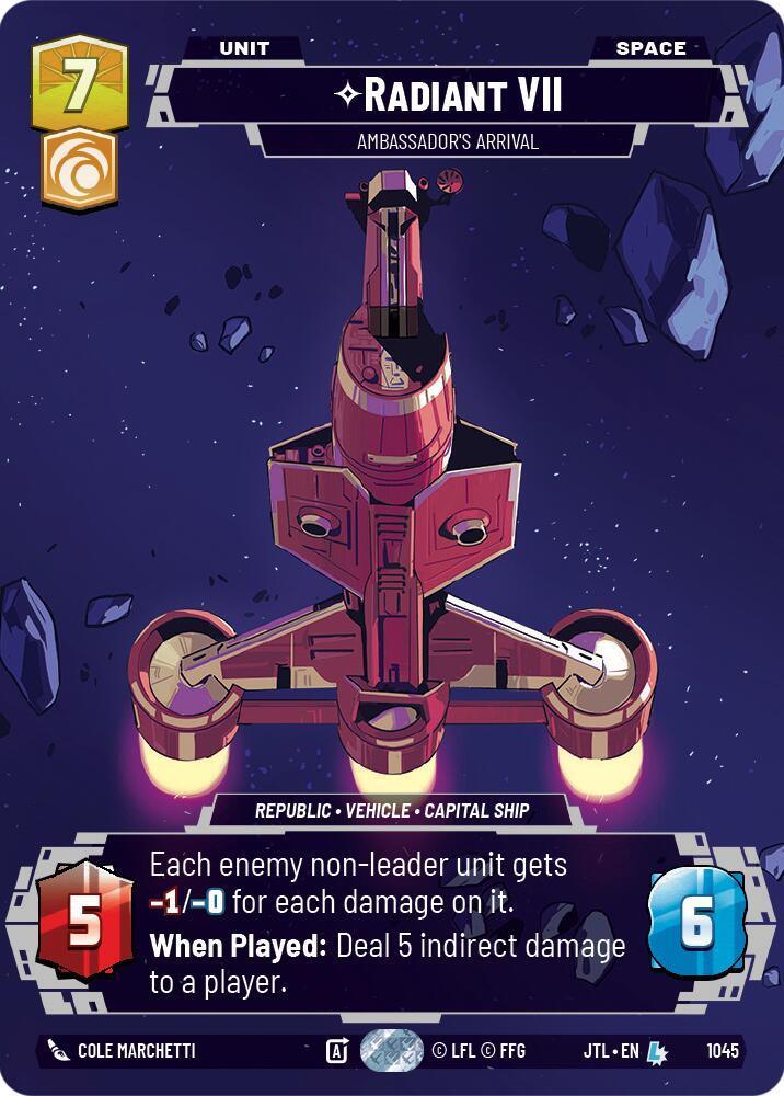  Radiant VII - Ambassadors' Arrival (Prestige) (1045) [Jump to Lightspeed] - Trading Card World