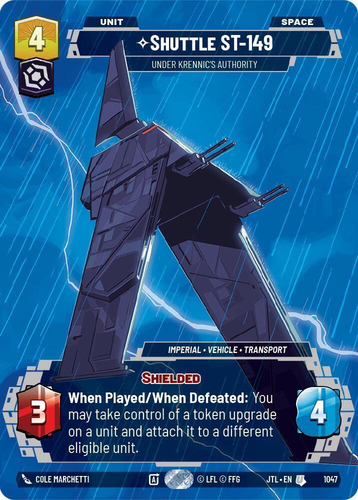  Shuttle ST-149 - Under Krennic's Authority (Prestige) (1047) [Jump to Lightspeed] - Trading Card World