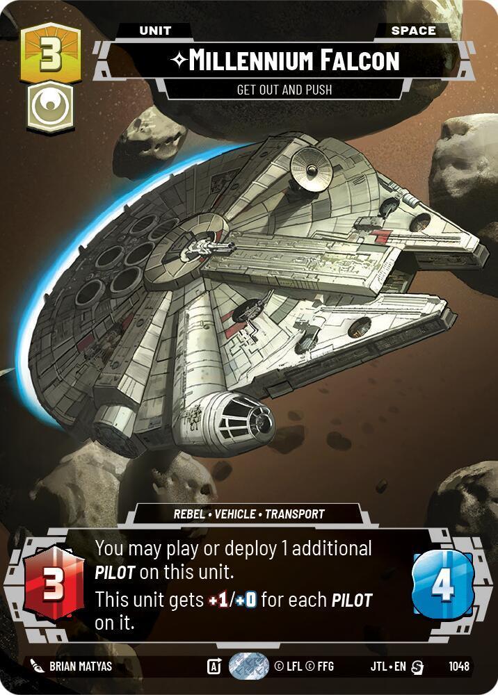  Millennium Falcon - Get Out And Push (Prestige) (1048) [Jump to Lightspeed] - Trading Card World