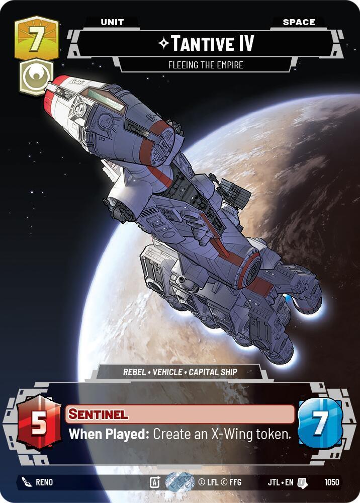  Tantive IV - Fleeing the Empire (Prestige) (1050) [Jump to Lightspeed] - Trading Card World