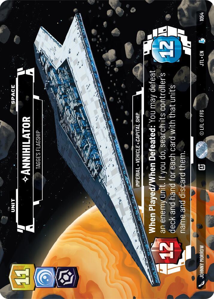  Annihilator - Tagge's Flagship (Prestige Foil) (1054) [Jump to Lightspeed] - Trading Card World